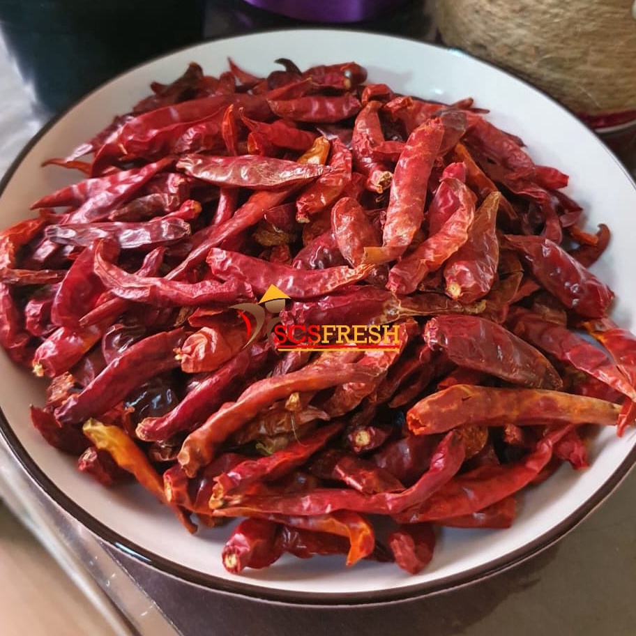 

KODE O8V Cabe Kering Teja Cabe Rawit Kering Teja Kualitas SUPER 1 KG