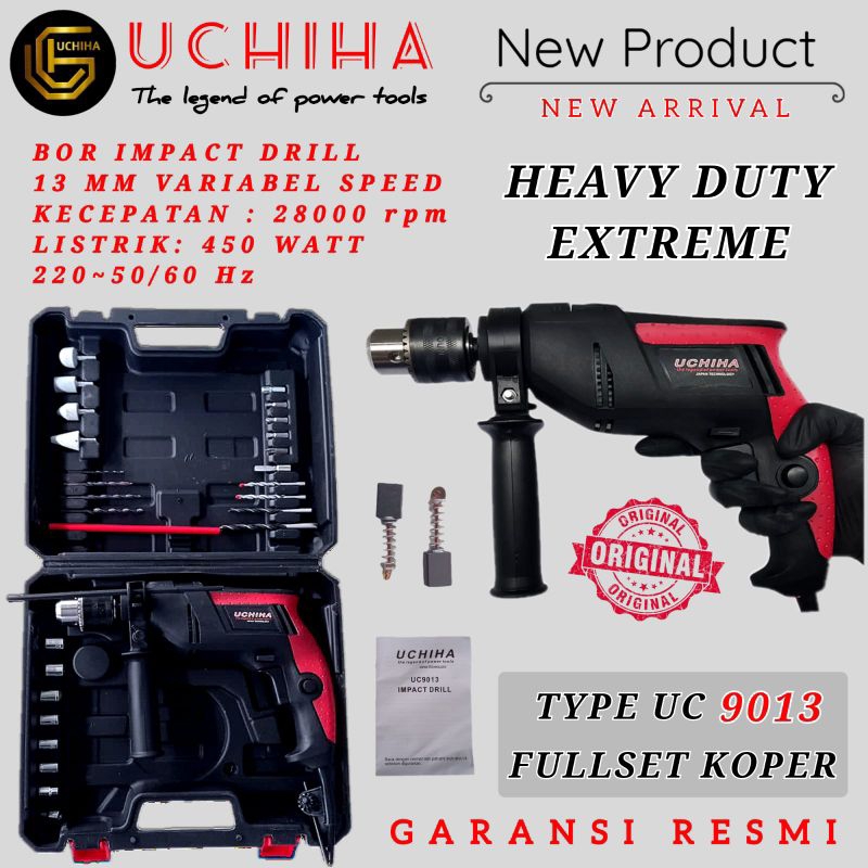 promo mesin bor Impec koper drill tangan UCHIHA japan uciha impak beton besi kayu