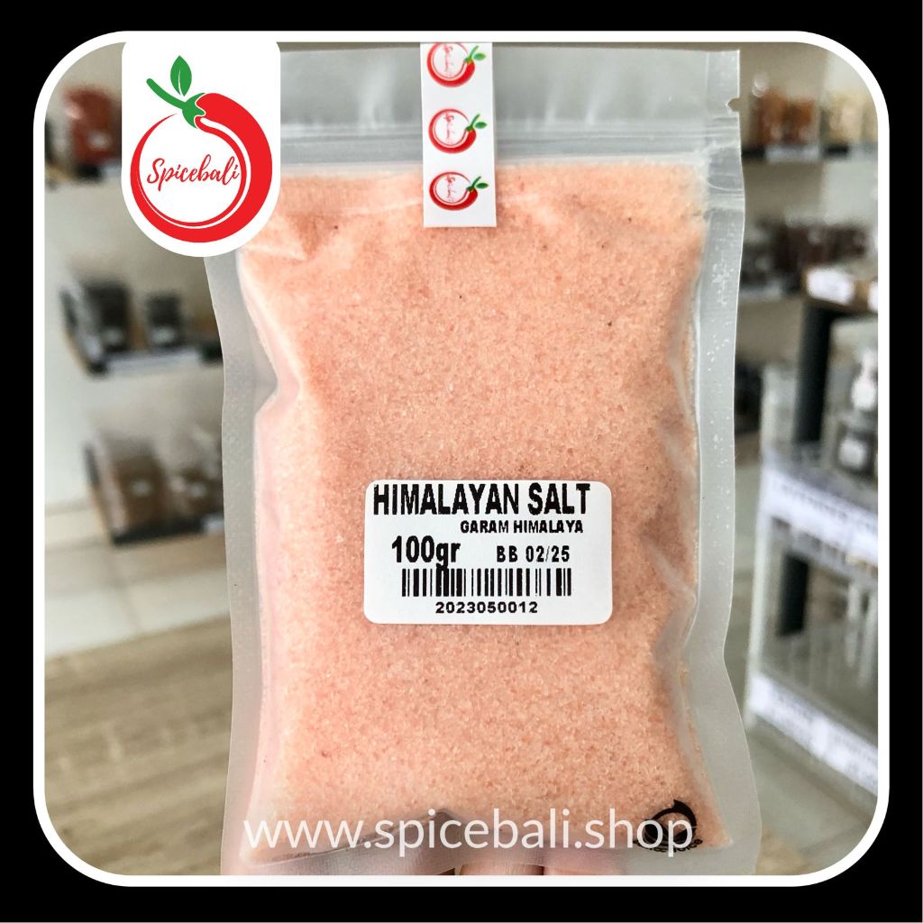 

Garam Pink Himalaya Halus 100 gr / Himalayan Pink Salt Fine 100 gr / Garam Pink Himalaya / Pink Himalayan Salt