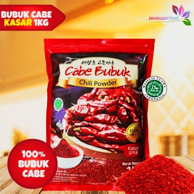 KODE C16E Gochugaru  Bubuk Cabe Kasar  Chili Powder Kasar 1 KG