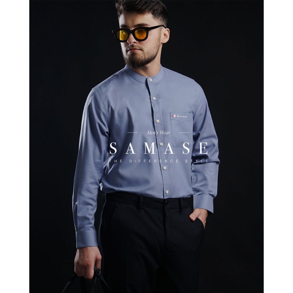 SAMASE  Kemko Casual Kemko R092P / S001 Pakaian Muslim Pria Dewasa Lengan Panjang Samase Clothes Off