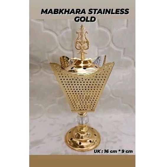 MABKHARA stainless gold | bakaran dupa | mabkhara