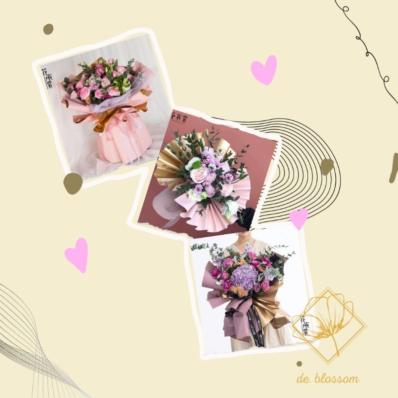 

Kertas Wrapping Kertas Cellophane Bicolor Gold