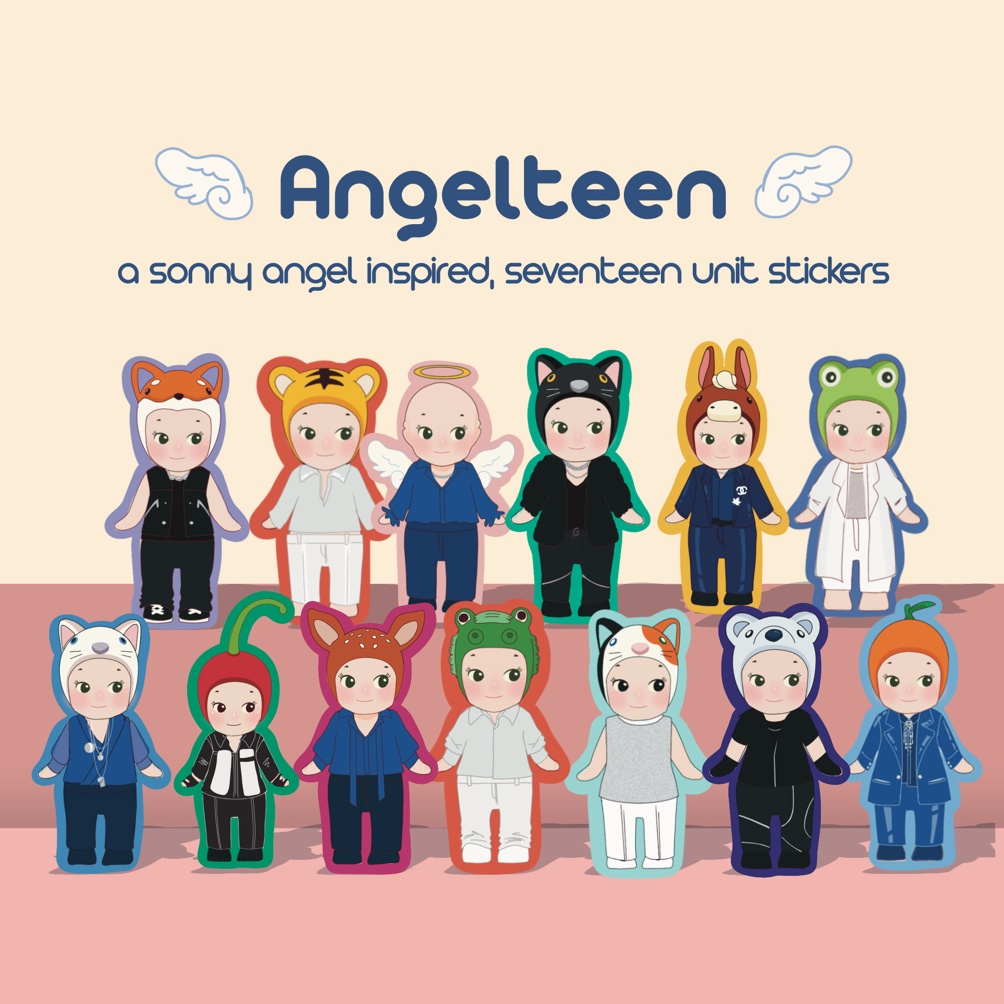 

Motif Terkini Sonny Angelteen Sonny Angel Inspired Seventeen Sticker TLY