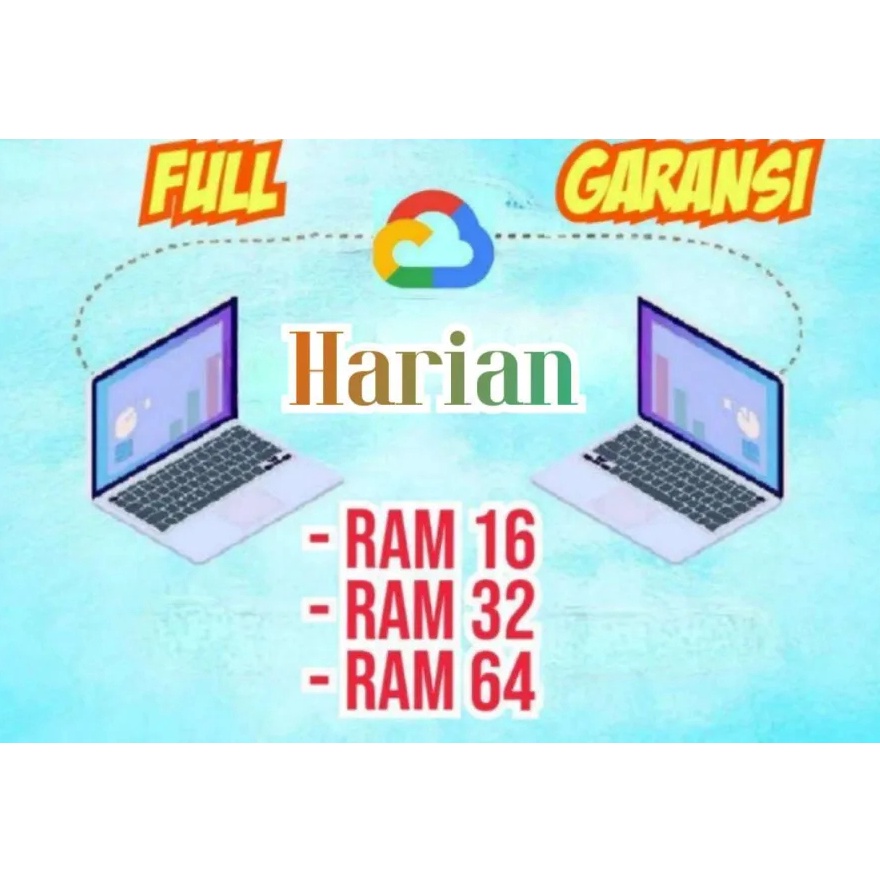 ART U34F RDP Harian 1 Hari 2 Hari Dan 3 Hari Ram 32GB dan 64GB AMD EPYC 22Ghz dan AMD EPYC 3Ghz 32GB