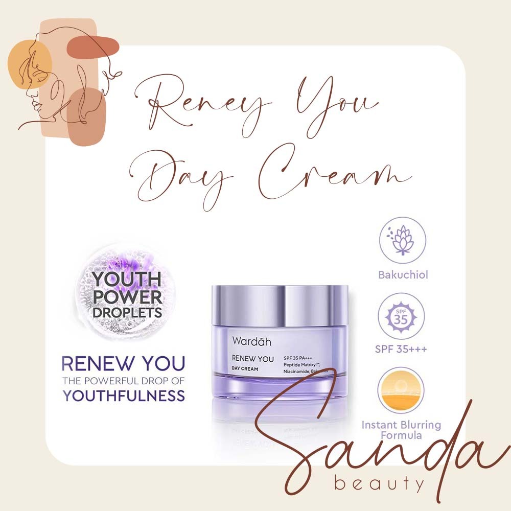 Wardah Renew You Anti Aging Day Cream | Day Cream Renew You