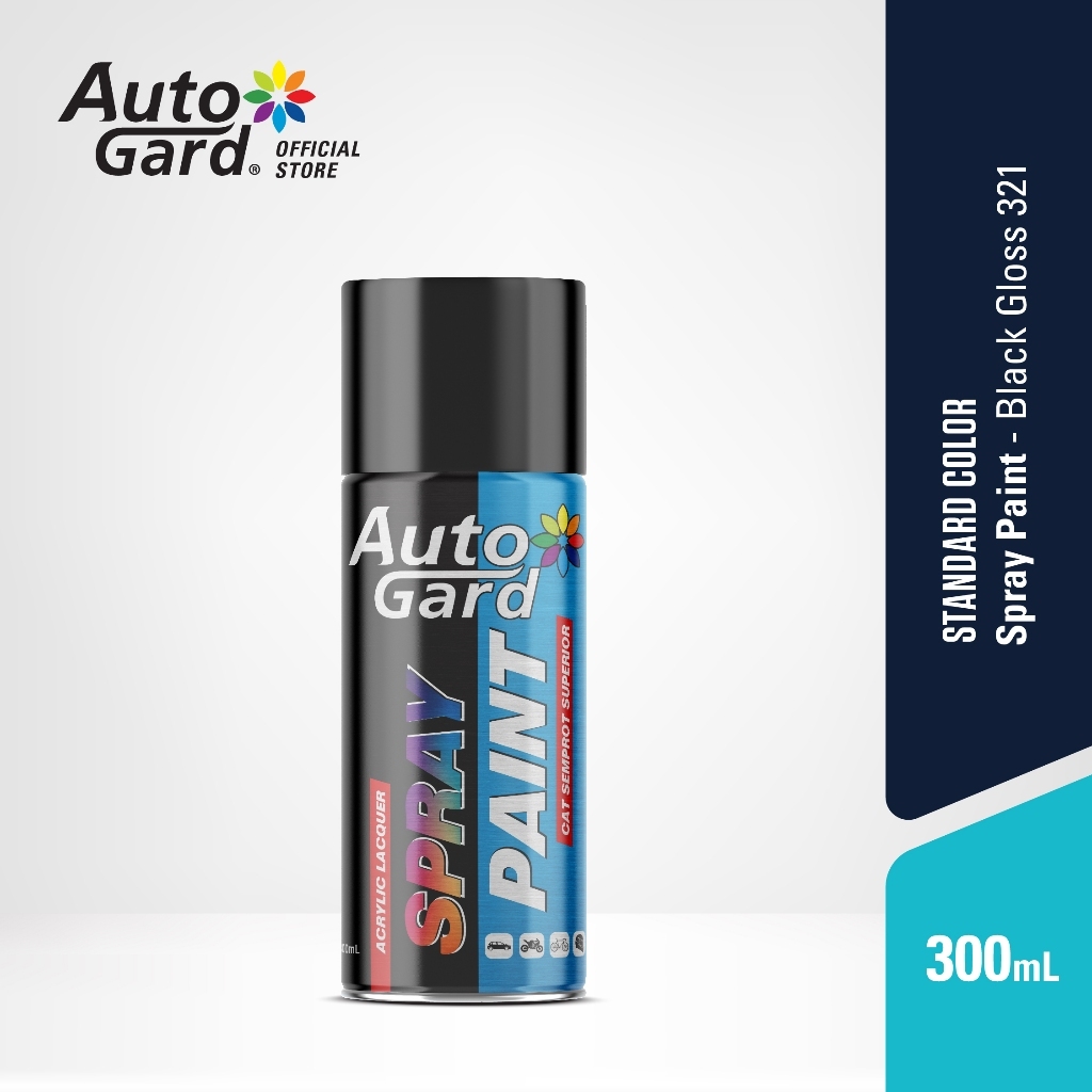 

Cat Semprot Autogard 300ml 321 Black Gloss (12Pcs/Dus)
