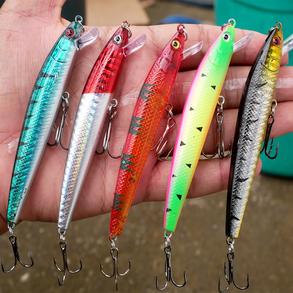 Lure Casting Minnow 10cm 9gram Umpan Minow Casting Floating