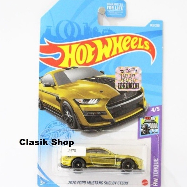 Hot Wheels 2020 Ford Mustang Shelby GT500 Treasure Hunt THS FS 2021
