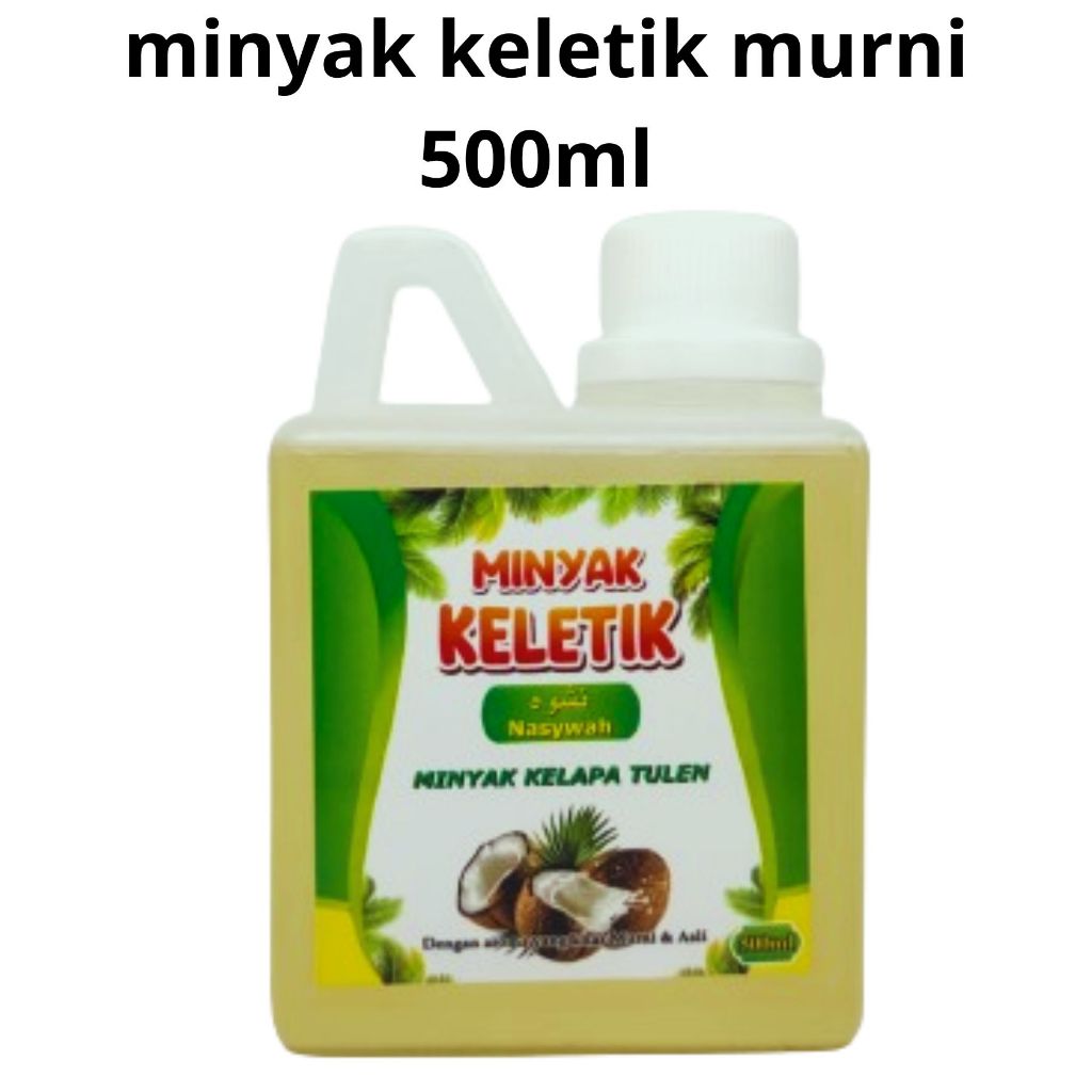 

Minyak kelapa KLETIK / 500ml Minyak kelapa asli / Minyak kelapa murni