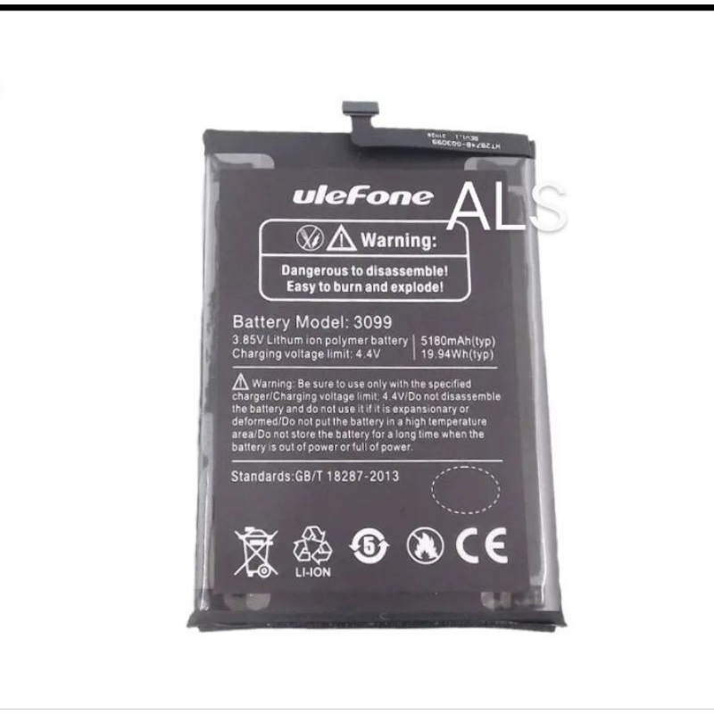 Batre 3099 For Ulefone Armor x10 X10 pro Batrei HP Outdoor Batrai X10 Baterai X10 pro Battery
