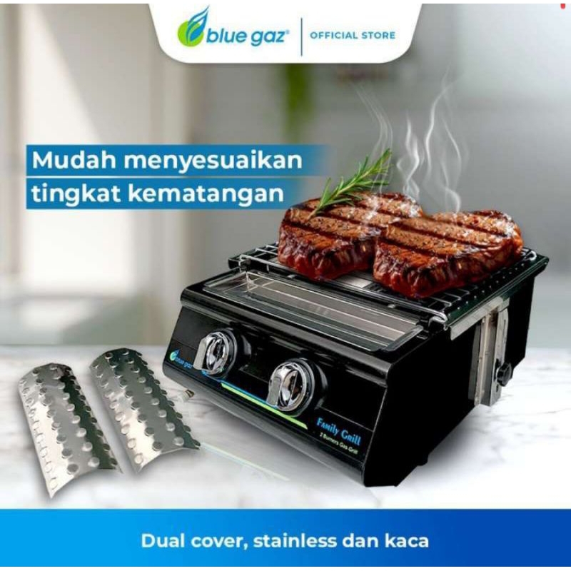 Blue Gaz Family Grill Pemanggang Alat bakaran