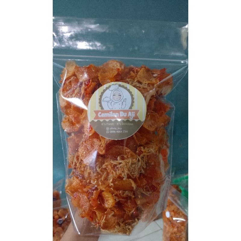 

keripik kentang pedas manis