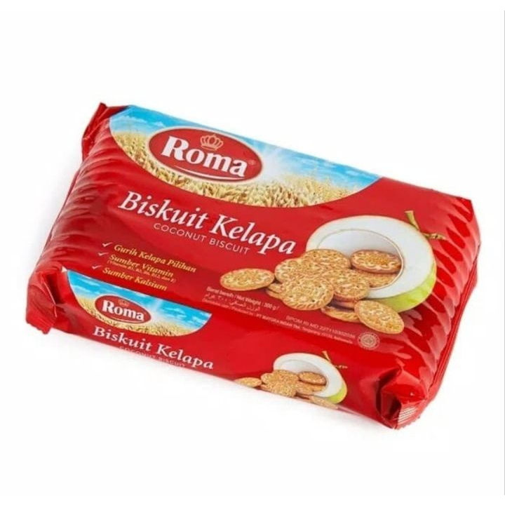 

BISCUIT ROMA KELAPA 300GRAM KEMASAN PABRIK