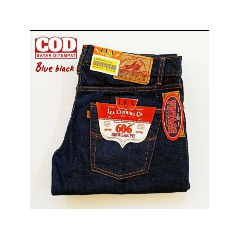 CELANA JEANS PRIA | LEA | STANDAR | DENIM | REGULER | ORIGINAL