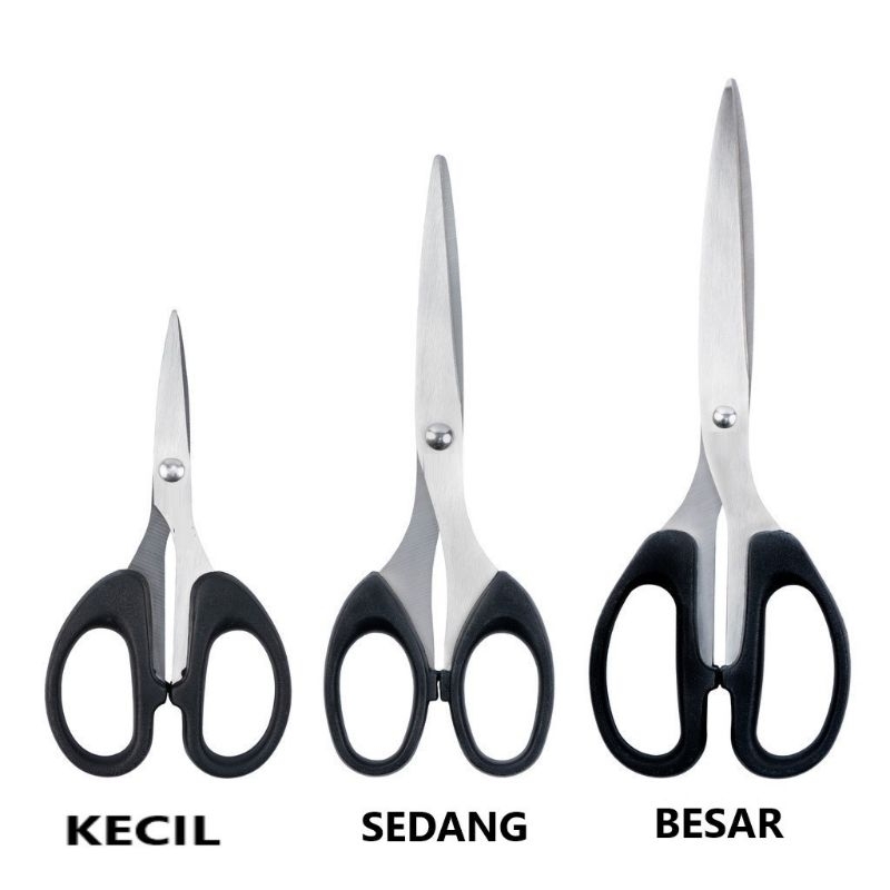 

EDASMAMI Gunting Baja Stainless Ukuran Kecil Sedang Besar