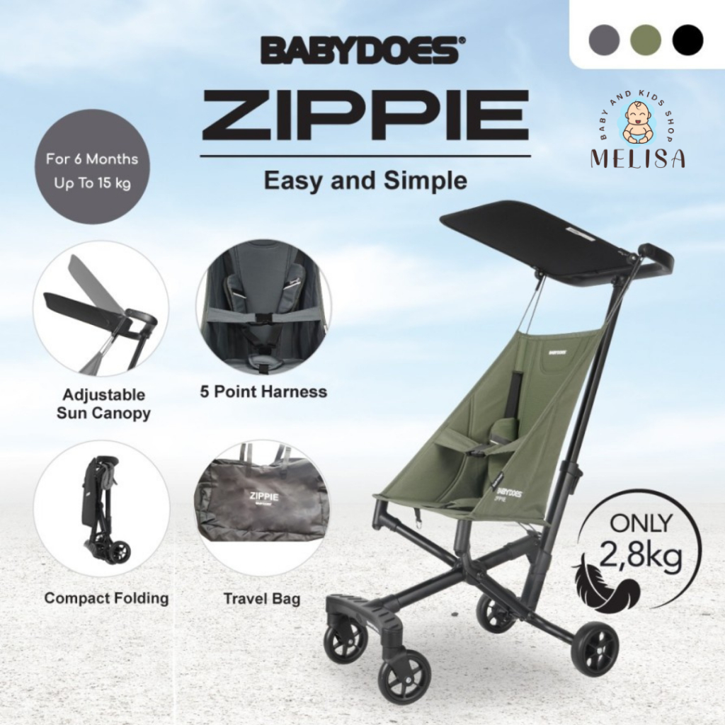 Stroller Babydoes Zippie Cabin Size Berat Sangat Ringan