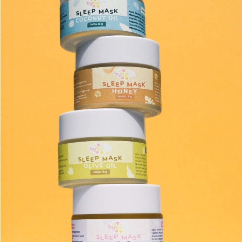 [BPOM FREE GIFT] BYBDKA SLEEPMASK SAFFRON / Saffron Jelly Sleeping Mask And Clay Mask Hiel Beauty RE