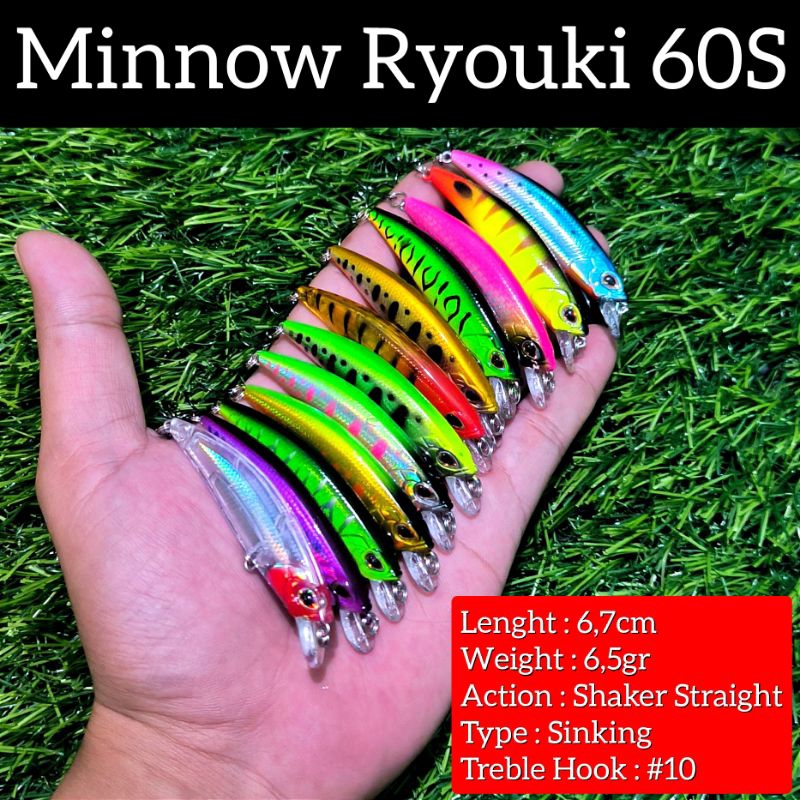Umpan Minnow Replika Duo Ryuki 60S