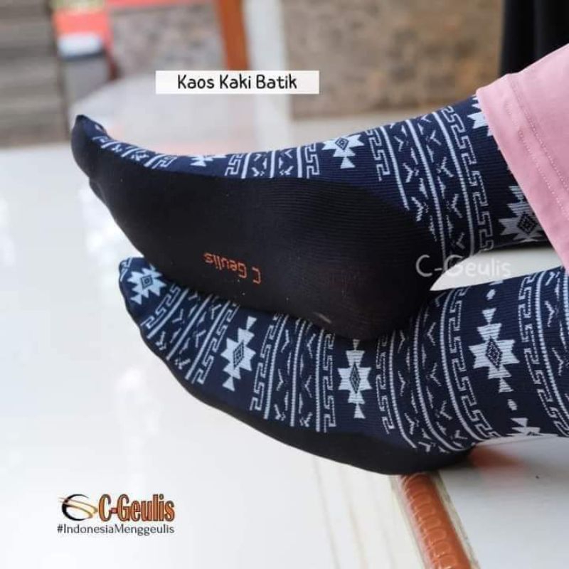C-Geulis Kaos Kaki Motif Batik Kaos Kaki Jempol Motif Kaos Kaki Jempol Dewasa