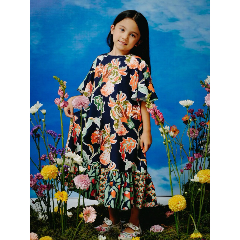 Evelyn Dress Mix Aleza Kids
