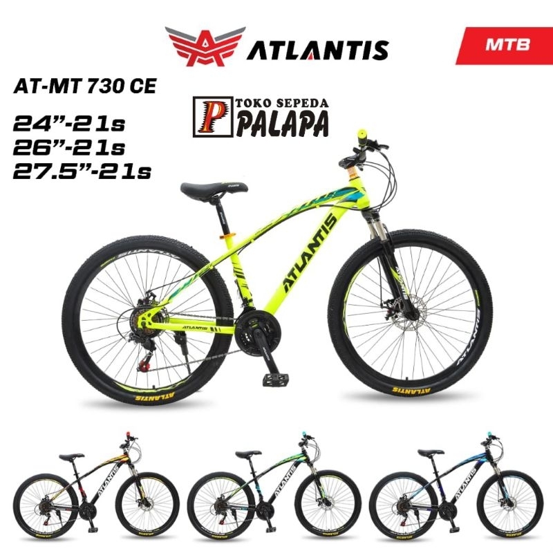 MTB 27.5 ATLANTIS 730 DISC BRAKE Sepeda Gunung Terlaris