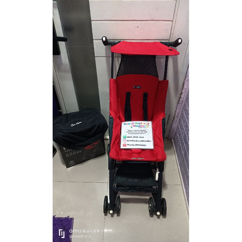 Stroller pockit gen 6 cl 838 pengkap tas dus