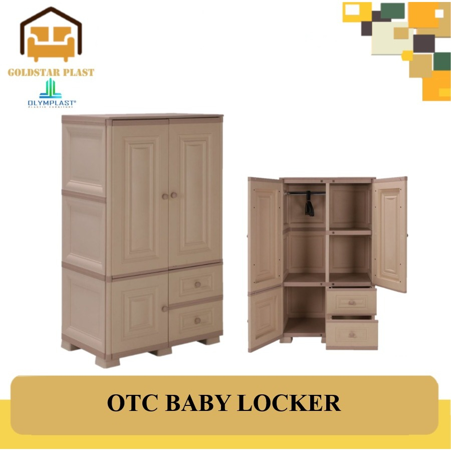 Olympalst Baby Locker/Lemari Pakaian Anak Plastik/Lemari Baju Gantung Anak/OTC BABY LOCKER [GOSEND]