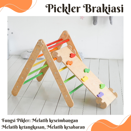 PIKLER BRAKIASI PIKLER MAINAN KAYU ANAK ANAK UNTUK MELATIH KEBERANIAN / PIKLER KAYU BRAKIASI / PIKLE