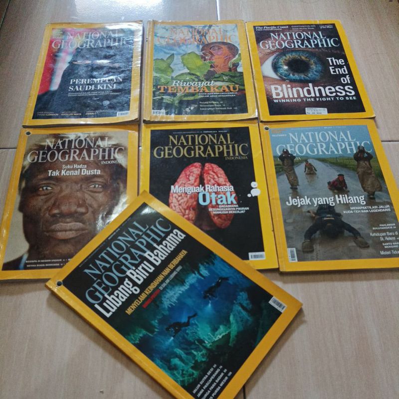 buku majalah national geographic bekas original