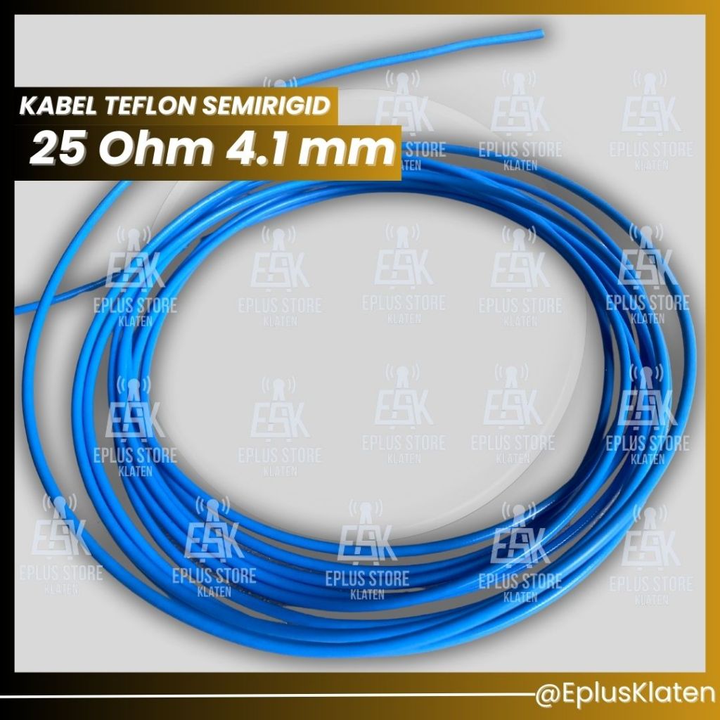 teflon 25 ohm 4.1 mm semirigit coaxial kabel cable
