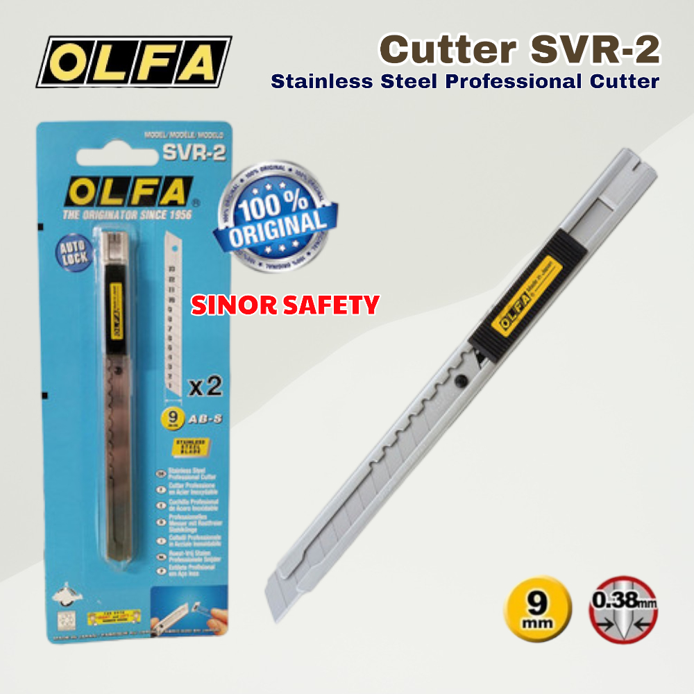 

Olfa Pisau Cutter SVR-2 9mm Snap-Off Blade