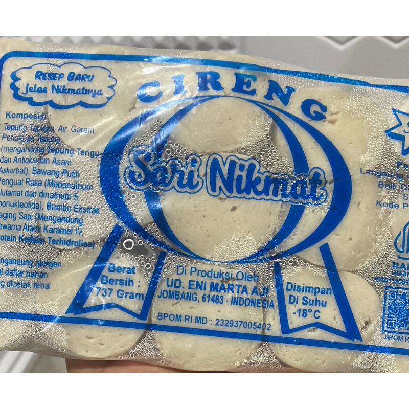 

cireng koin biru sari nikmat