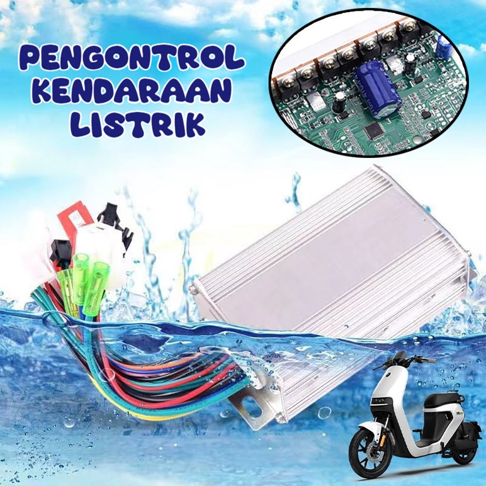 Electric Bike Controller 36V/48V 350W Brushless DC Motor Untuk Sepeda Listrik