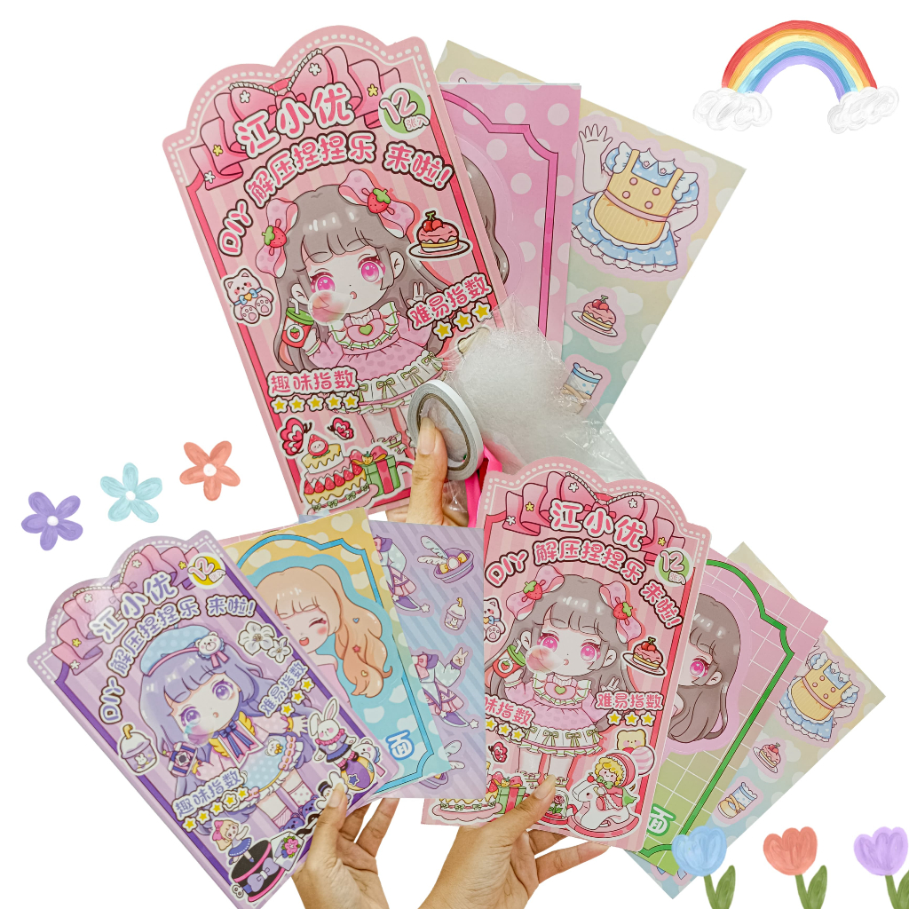 

stiker nono momo Quite Book Buku Mainan Kertas Stiker DIY Mainan Edukasi Anak Edisi Dodogirl