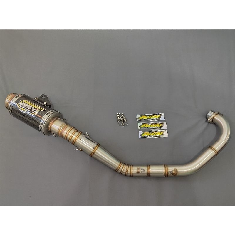 knalpot jupiter mx king mx new mx old road race solo style slincer karbon kevlar awn