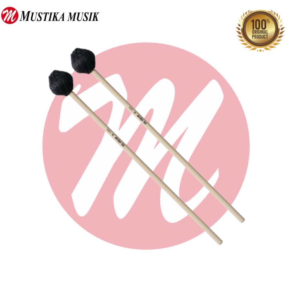 VIBES MALLET VIC FIRTH CORPSMASTER M185 SOFT, RATTAN SHAFT