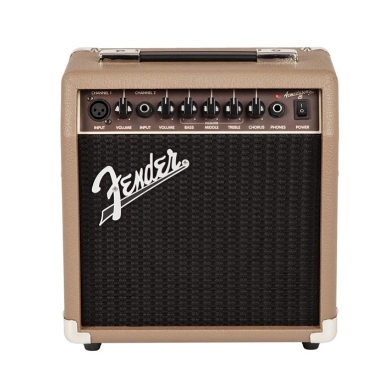 Ampli Gitar Akustik Fender Acoustasonic 15 Acoustic Guitar Amplifier Original