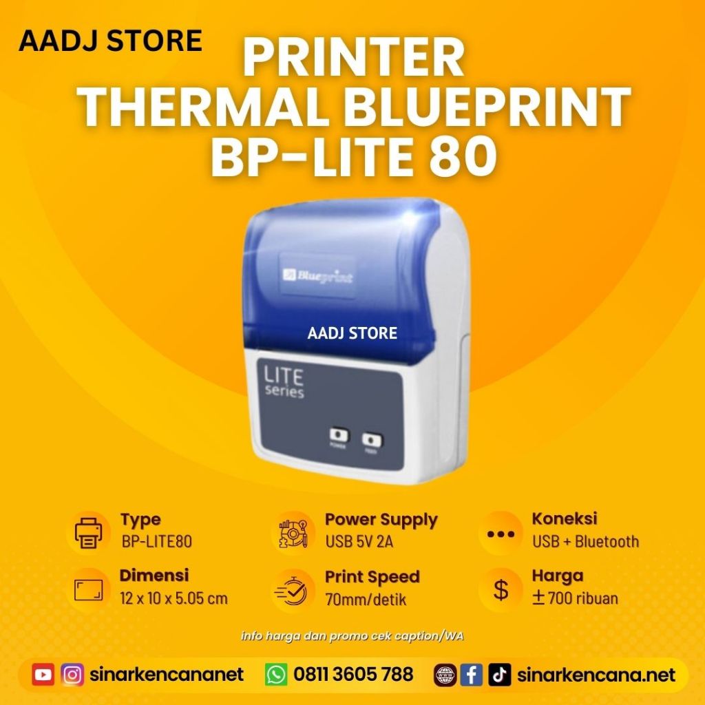 PRINTER THERMAL BLUEPRINT BP - LITE 80