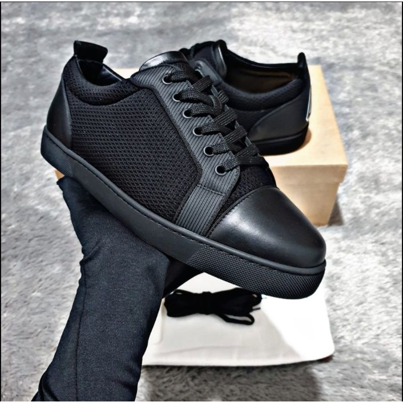 Louboutin CL Logo Calf Sneakers