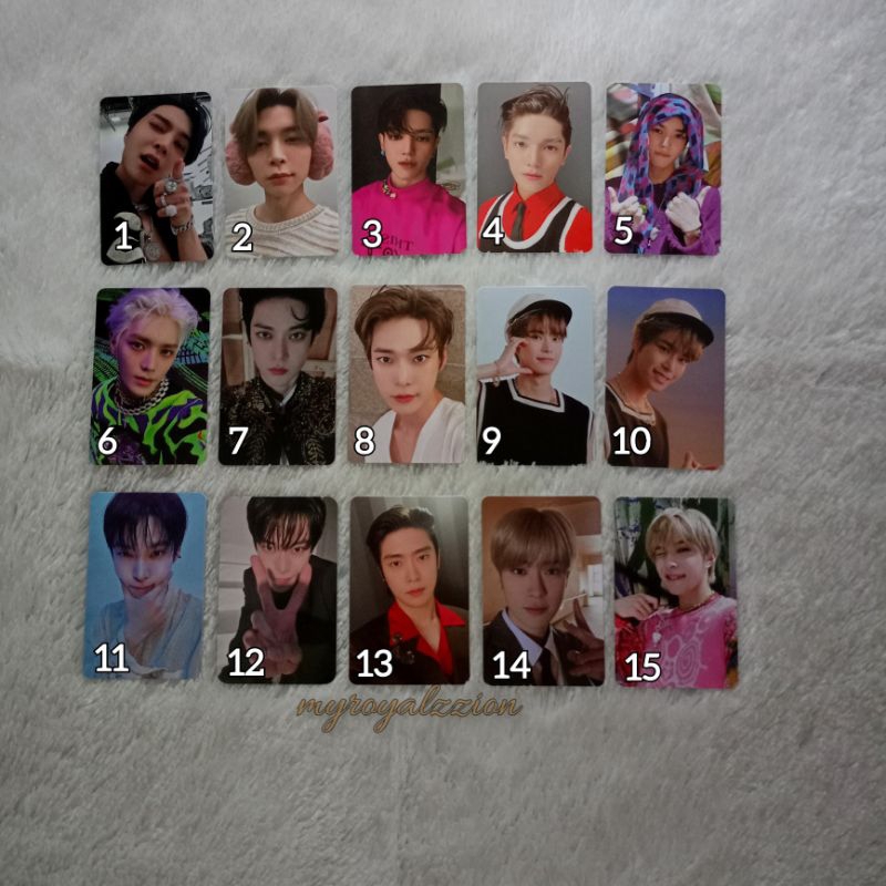 Jajan NCT 127 DoJaeJung DJJ Official Photocard Johnny Taeyong Doyoung Jaehyun Jungwoo 2 Baddies Pink Christmas Sticker Favorite SG23 Perfume
