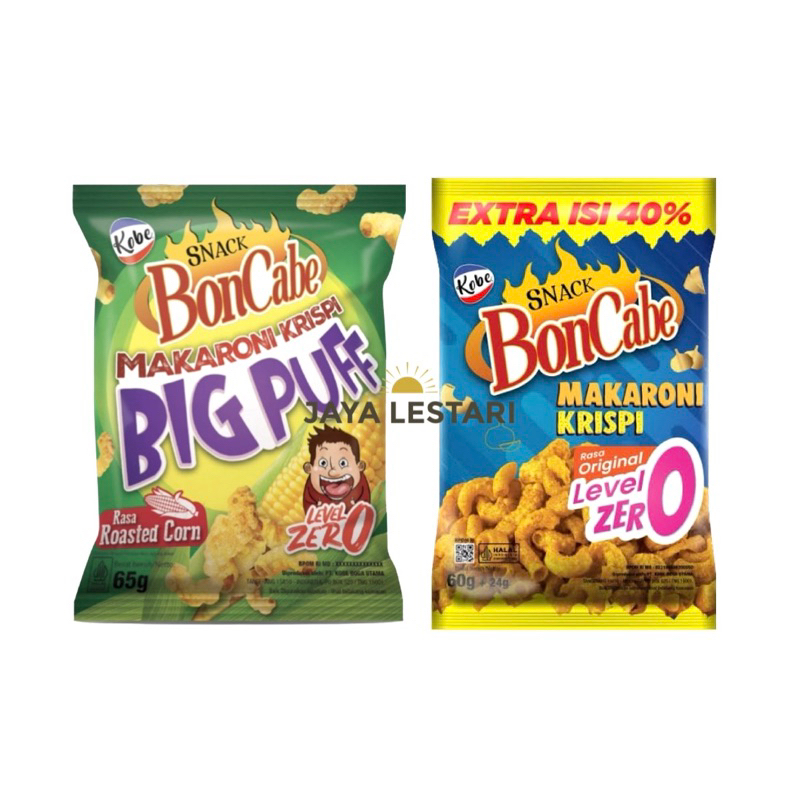 

Snack Boncabe Makaroni Krispi (Level Zero) (2 Varian Rasa) (65g)