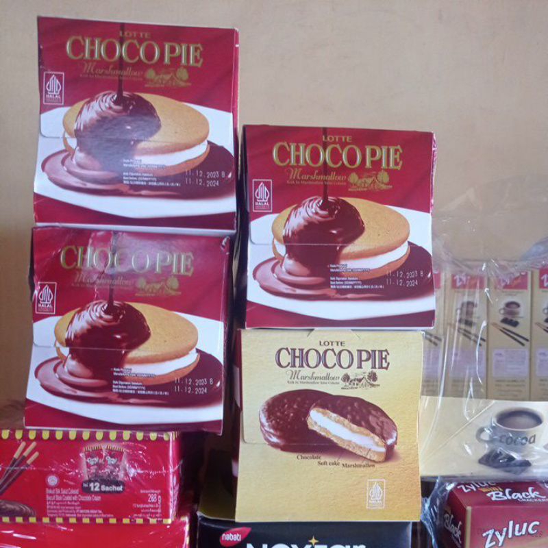 

chocopie isi 12 pcs