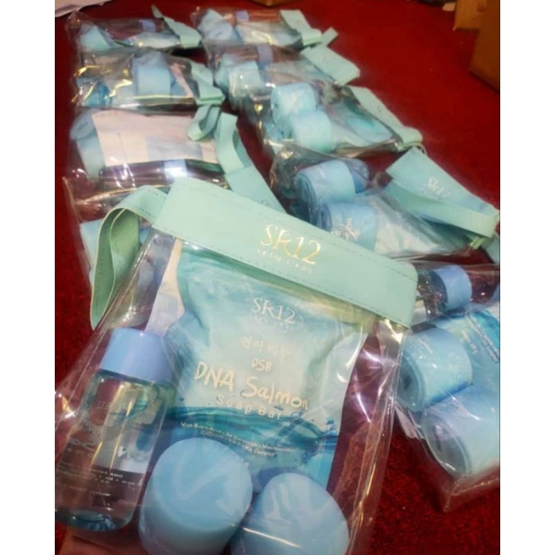 Paket Glowing DNA Salmon SR12 Skincare / DNA Salmon SR12 Series