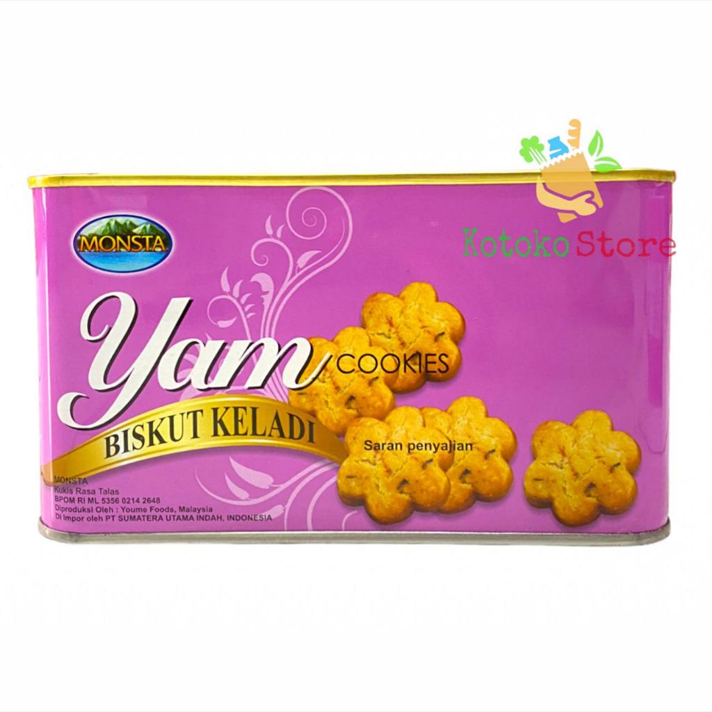 

Biskuit Keladi / Biskuit Talas Kaleng / Monsta Yam Cookies