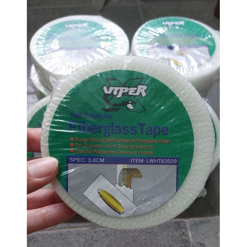 Fiberglass tape - perban eternit dengan lem