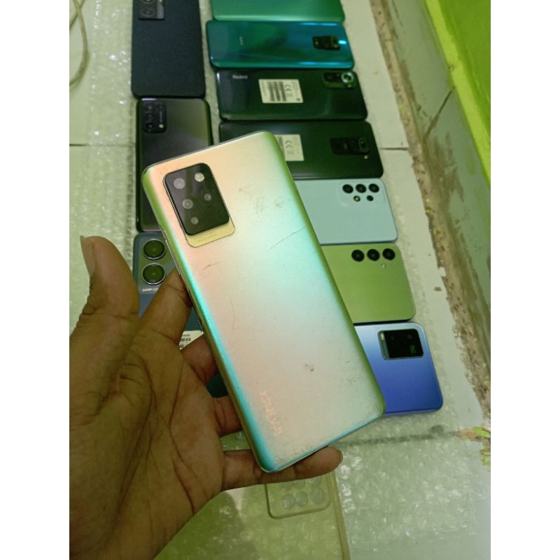 Infinix Note 10 Pro Ram 8/128 minus lcd retak dan bodi jelek www