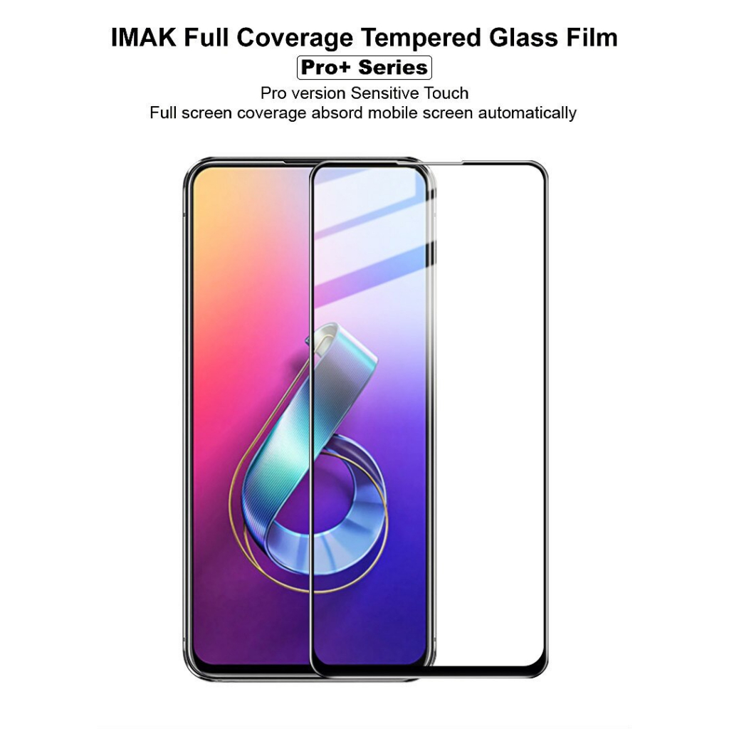 IMAK Pro+ Full Cover Tempered Glass for Zenfone 6 ZS630KL