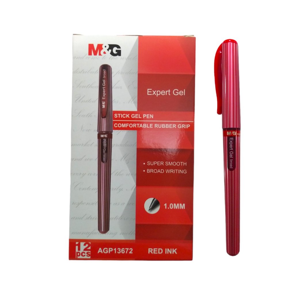

Pulpen M&G Stick Expert Gel Pen Ballpoint 1.0mm AGP13672 Red