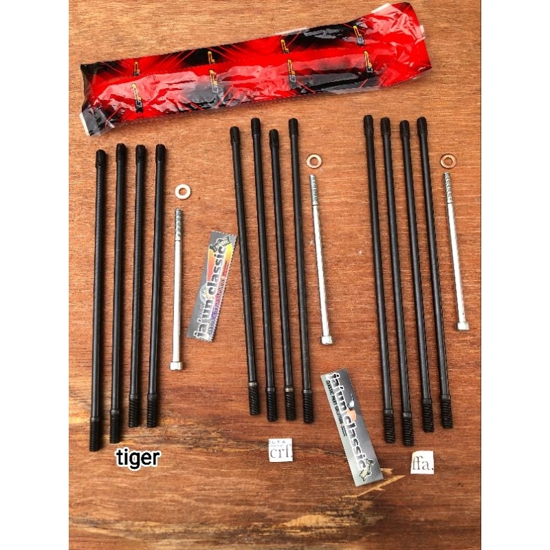 baut ancer crf baut sunduk xiema lebih panjang dari tiger set baut L / baut sunduk tiger crf ffa xgp